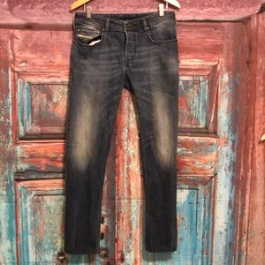 Men’s diesel button fly zatiny jeans 32x30